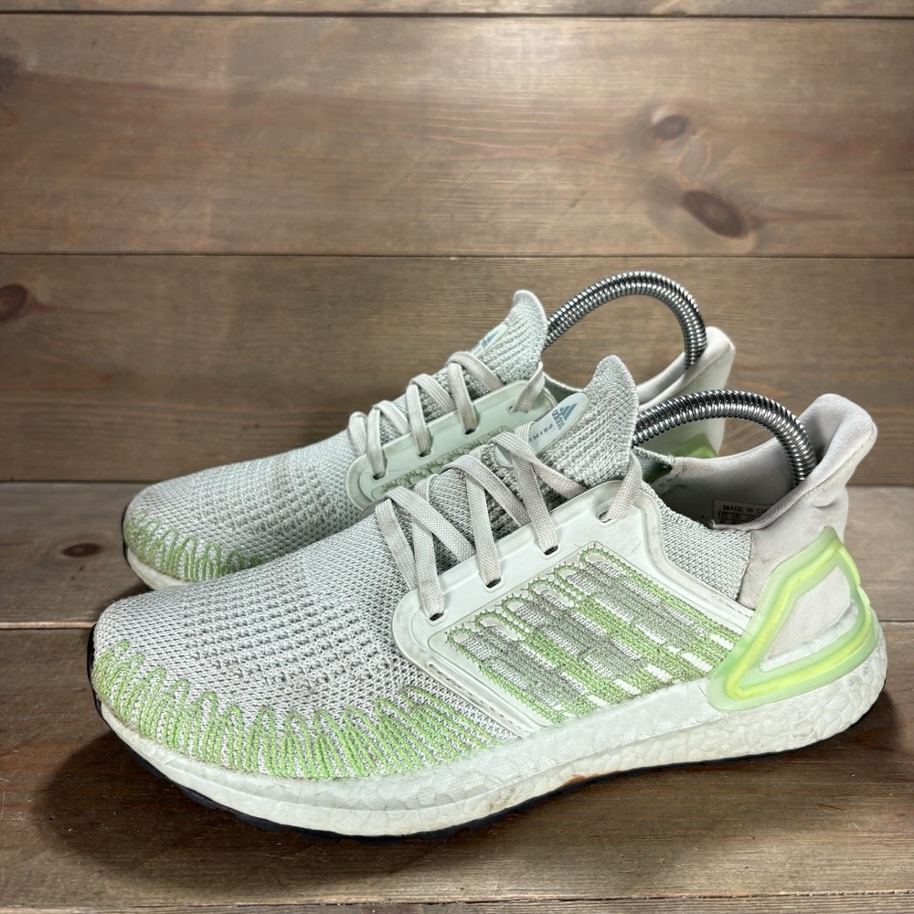 adidas ultraboost 20 womens size 6 shoes green athletic running sneakers